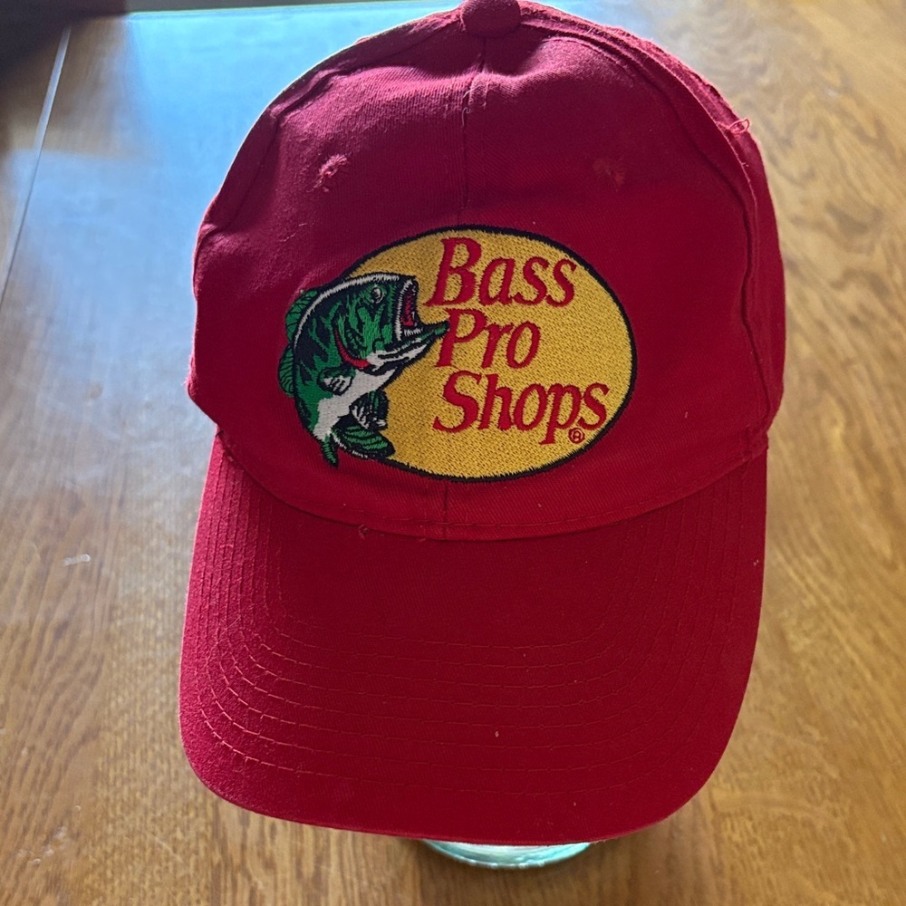 Bass Pro Shops Red Fishing Cap